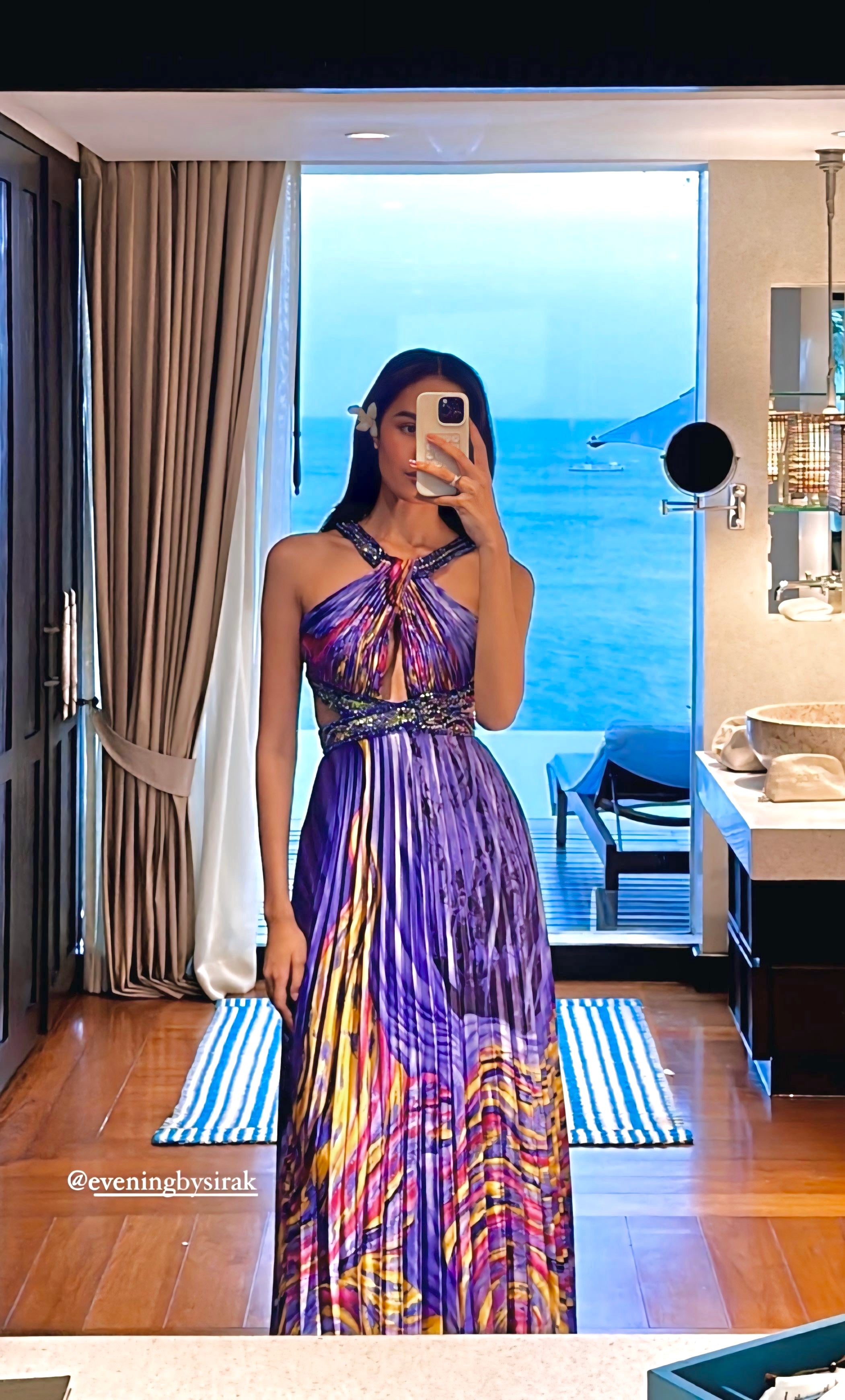 V49 Vintage Sean Couture Purple Evening Gown (XS)