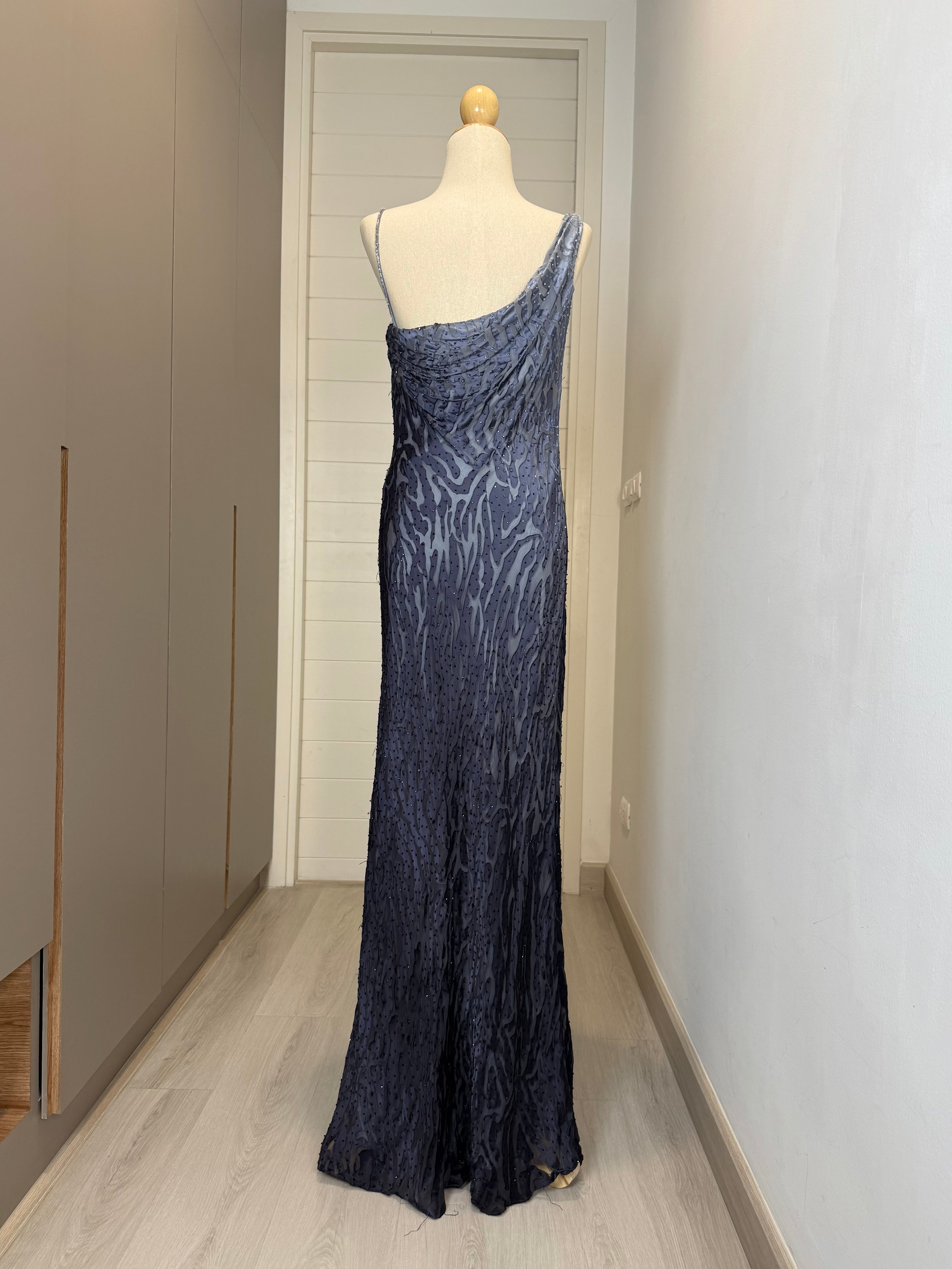 V207 Vintage Niteline Twilight Glam Dress (XS-S)