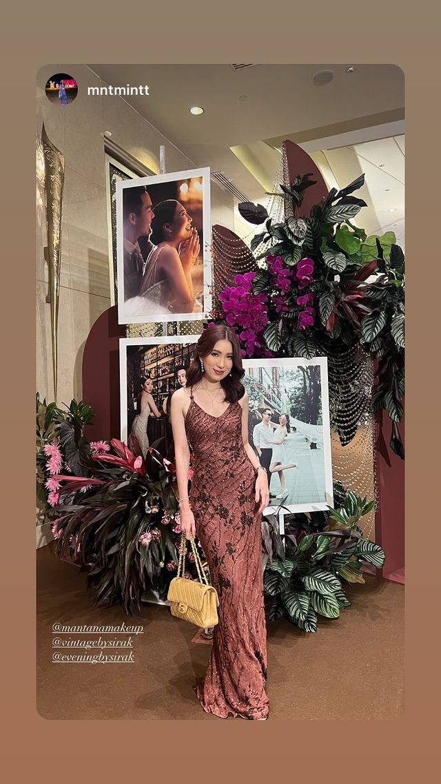 S03 Vintage Super Rare Sue Wong Brown Evening Dress (S-M) **ปิดการเช่าแล้ว**