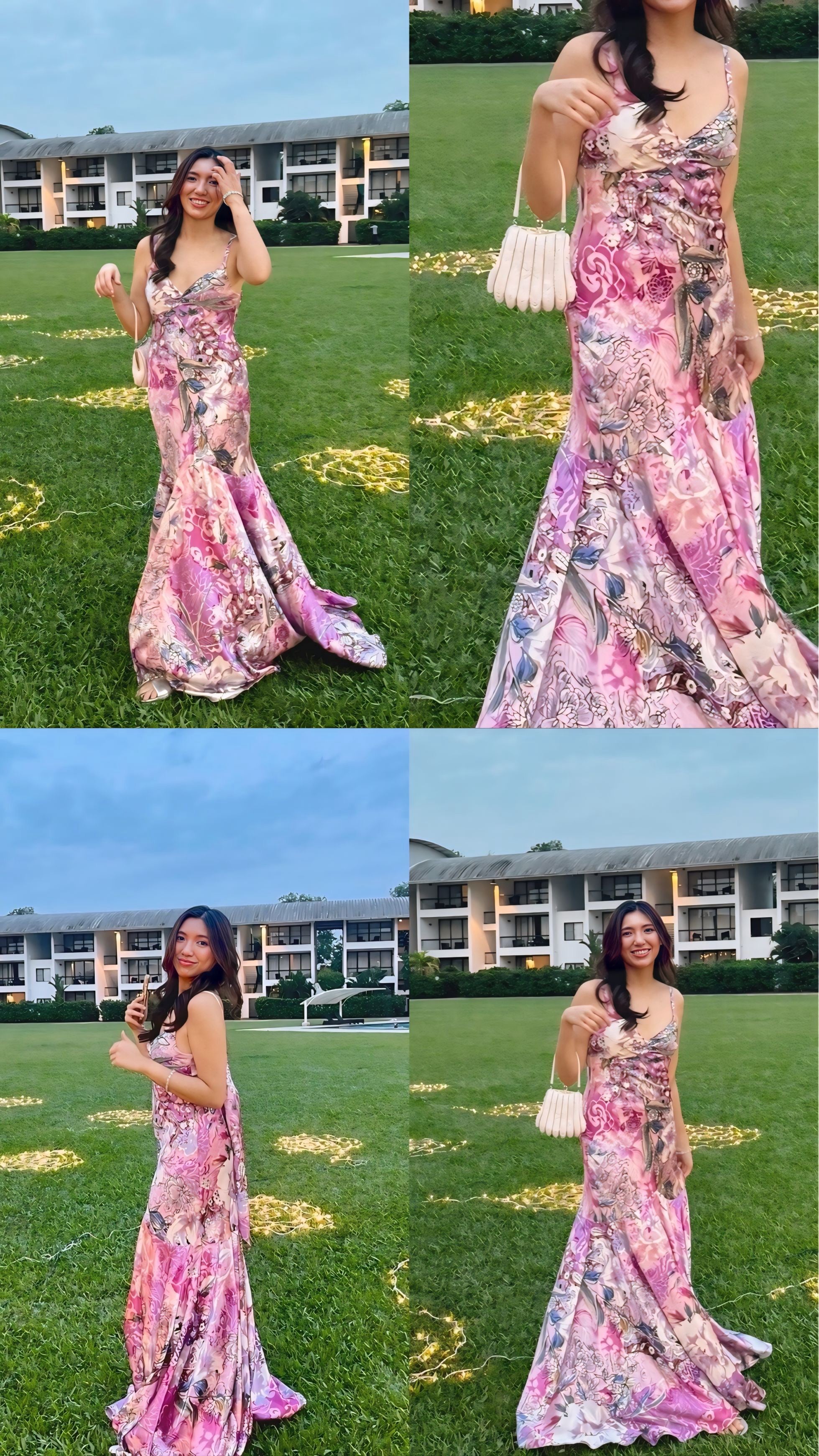 V117 Vintage Mary L Pastel Garden Bloom (XS-S)