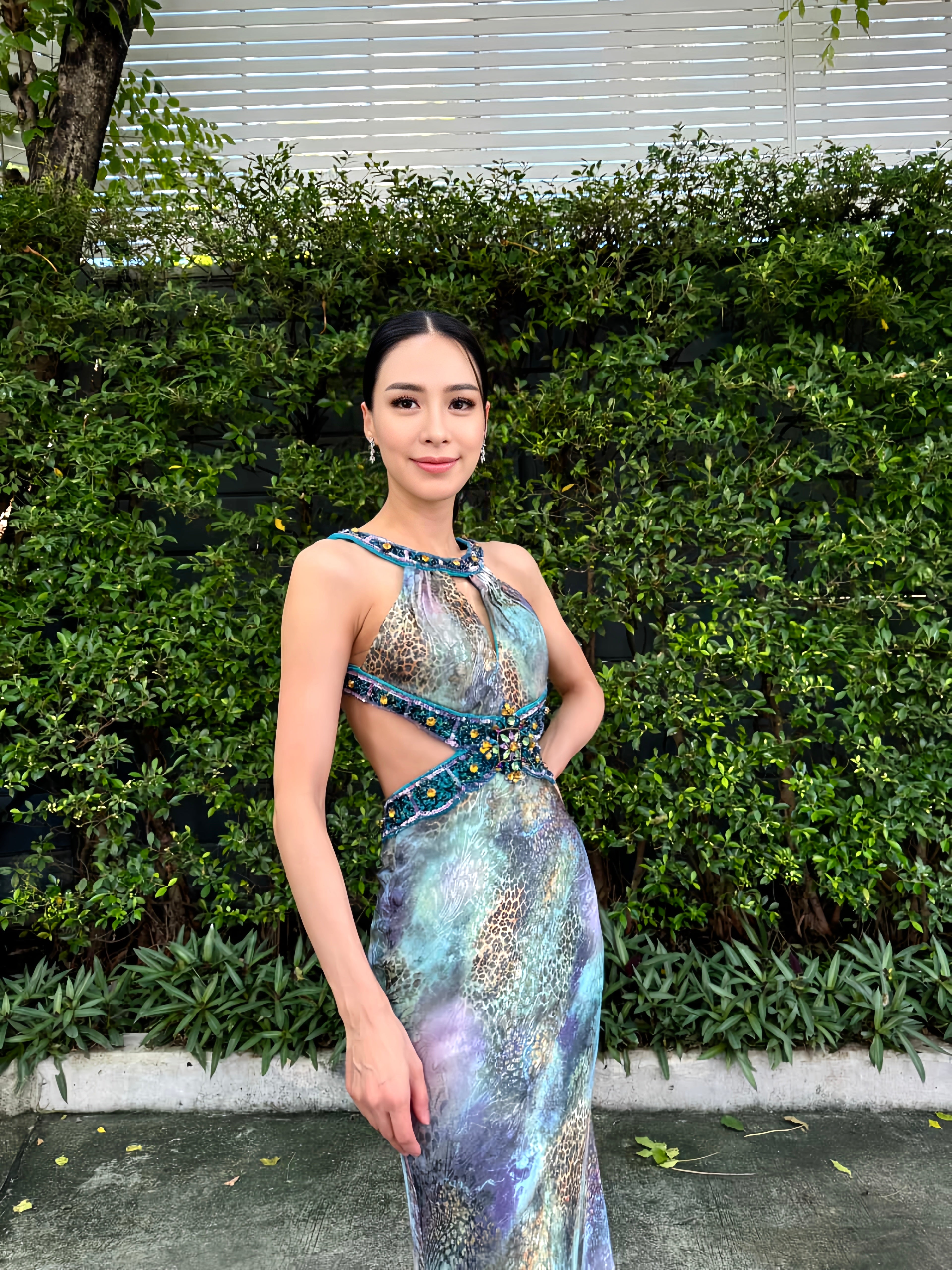 V138 Vintage Super Rare Leopard Print Cutout Dress (XS)