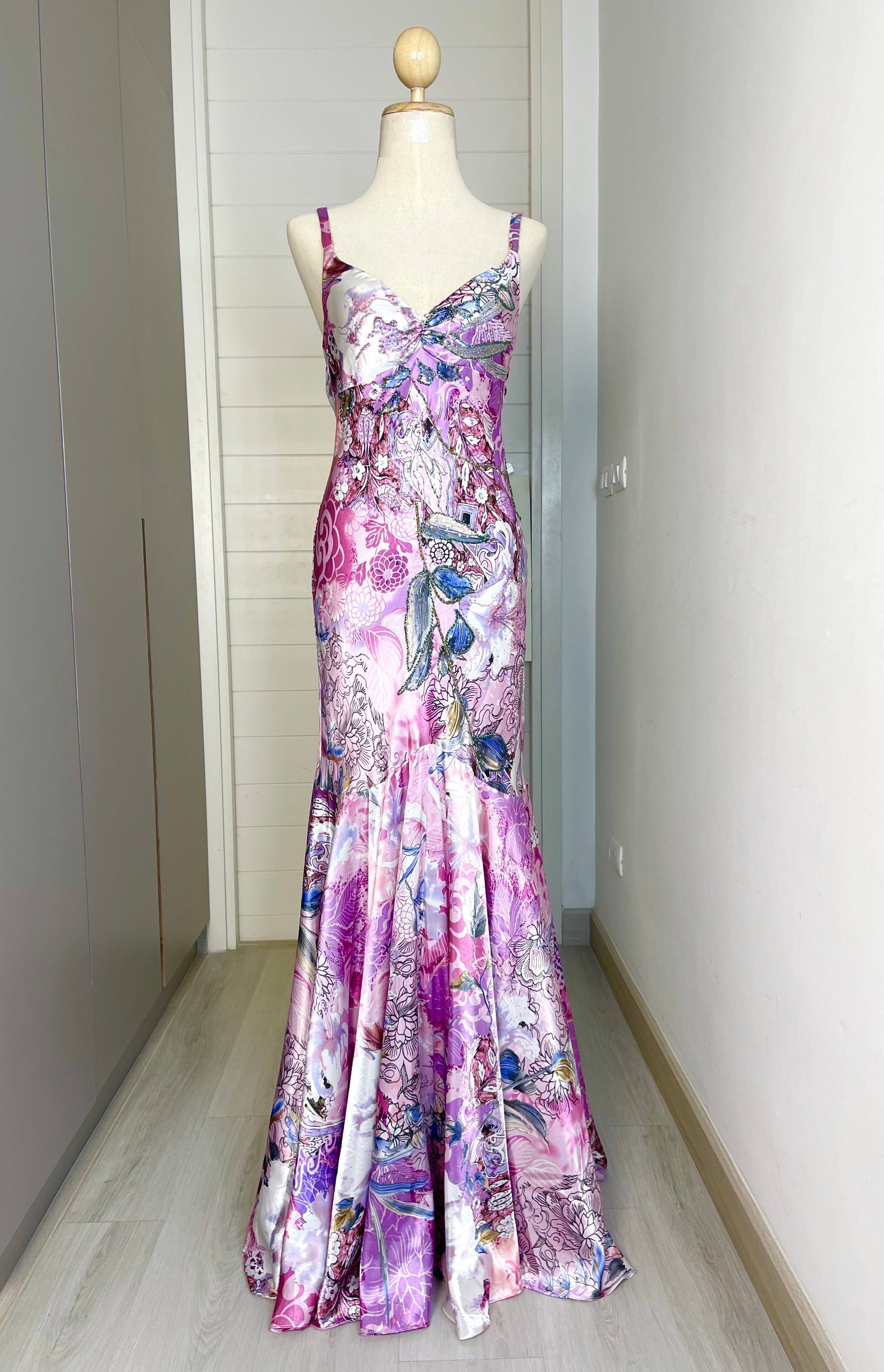 V117 Vintage Mary L Pastel Garden Bloom (XS-S)