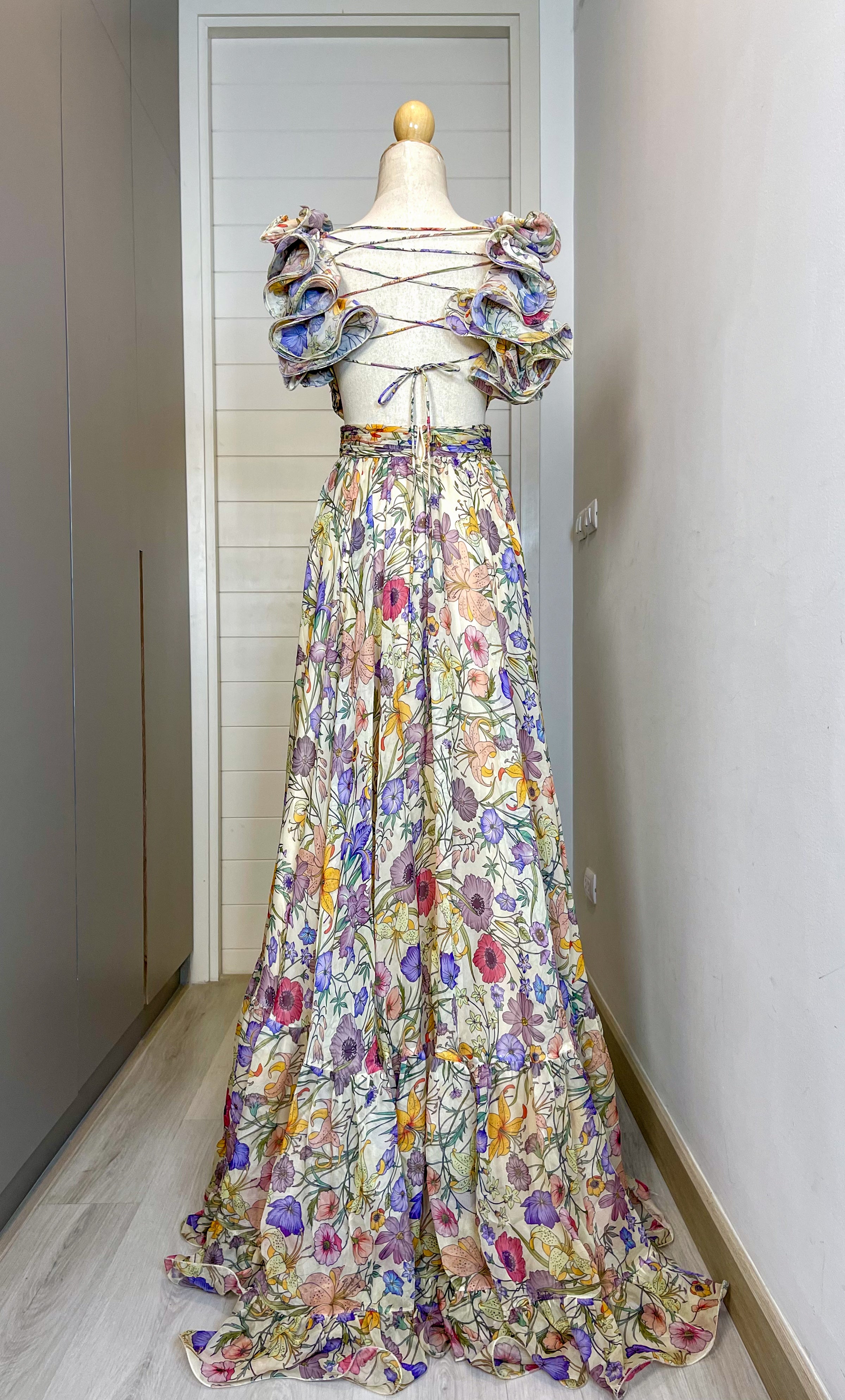 M12 Mac Duggal Limited Floral Evening Gown (S)