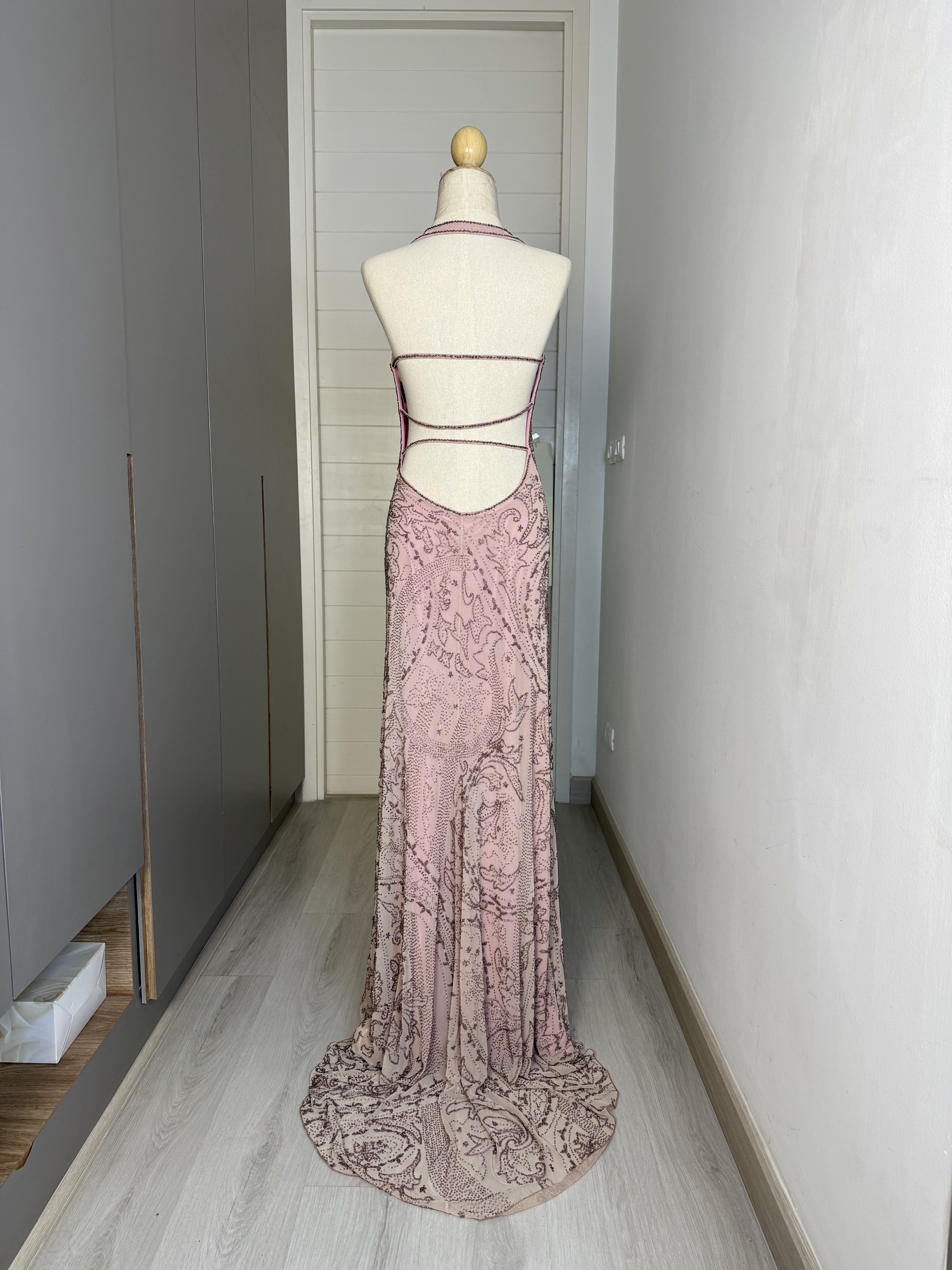 V71 Vintage Super Rare Attitudes Rouge Evening Gown (S-M)