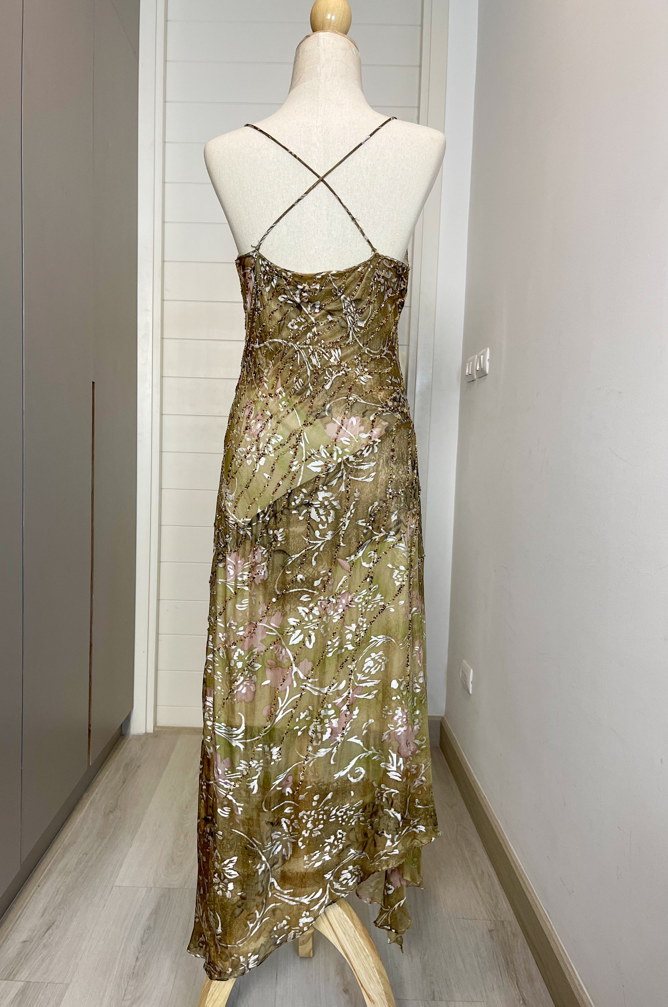 V23 Vintage Super Rare GeorGiou Evening Dress (XS-M) (สาว XS ต้องเก็บสายขึ้น) *ปิดการเช่าแล้ว*