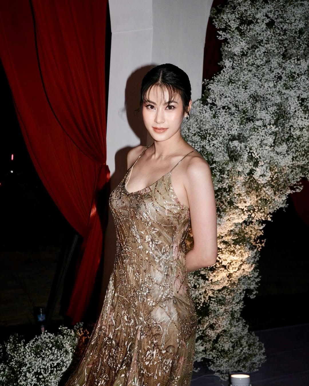 V23 Vintage Super Rare GeorGiou Evening Dress (XS-M) (สาว XS ต้องเก็บสายขึ้น) *ปิดการเช่าแล้ว*