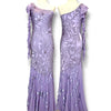V143 Vintage Super Rare Lillie Rubin One-Shoulder Lilac Gown (S-M)