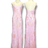 V167 Vintage Blush Stardust Beaded Gown (M-L)