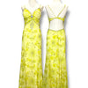 V193 Vintage Super Rare Sunshine Bloom Embroidered Gown (M)