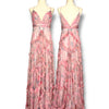 M22 Mac Duggal Limited Pink Ruffle Gown (L-XL)