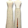 V228 Vintage Bella Blush Petal Open-Back Gown (XS-S)