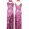 V156 Vintage Pink Leopard Ruffle Dress (XS-S)