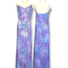 V171 Vintage Jovani Lavender Sparkle Garden Gown (XL)