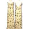 V213 Vintage Mac Duggal Soft Bloom Beaded Gown (L–XL)