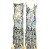 D13 Super Rare Diane Freis Tiger Print Evening Dress (M-XL) (ชุดเป็นทรงขยายตามหุ่น)