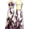 V305 Vintage Dave & Johnny Amethyst Mirage Beaded Gown (XS-S) ชุดใหม่