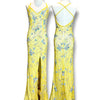 V247 Vintage Primavera Aurora Butterfly Beaded Slit Gown (XS–S)