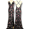 V182 Vintage Primavera Starry Bloom Beaded Dress (XS–S)