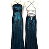 V122 Vintage Je Matadi Midnight Sparkle Dress (XS-S)