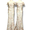 V208 Vintage Montage Whispering Petals Gown (M)