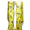 V196 Vintage Super Rare Sue Wong Tropical Beaded Gown (XS–S)