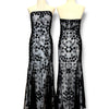 V142 Vintage Cache Midnight Garden Strapless Gown (M)