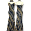V177 Vintage Brown Streamline Gown (XS-M)