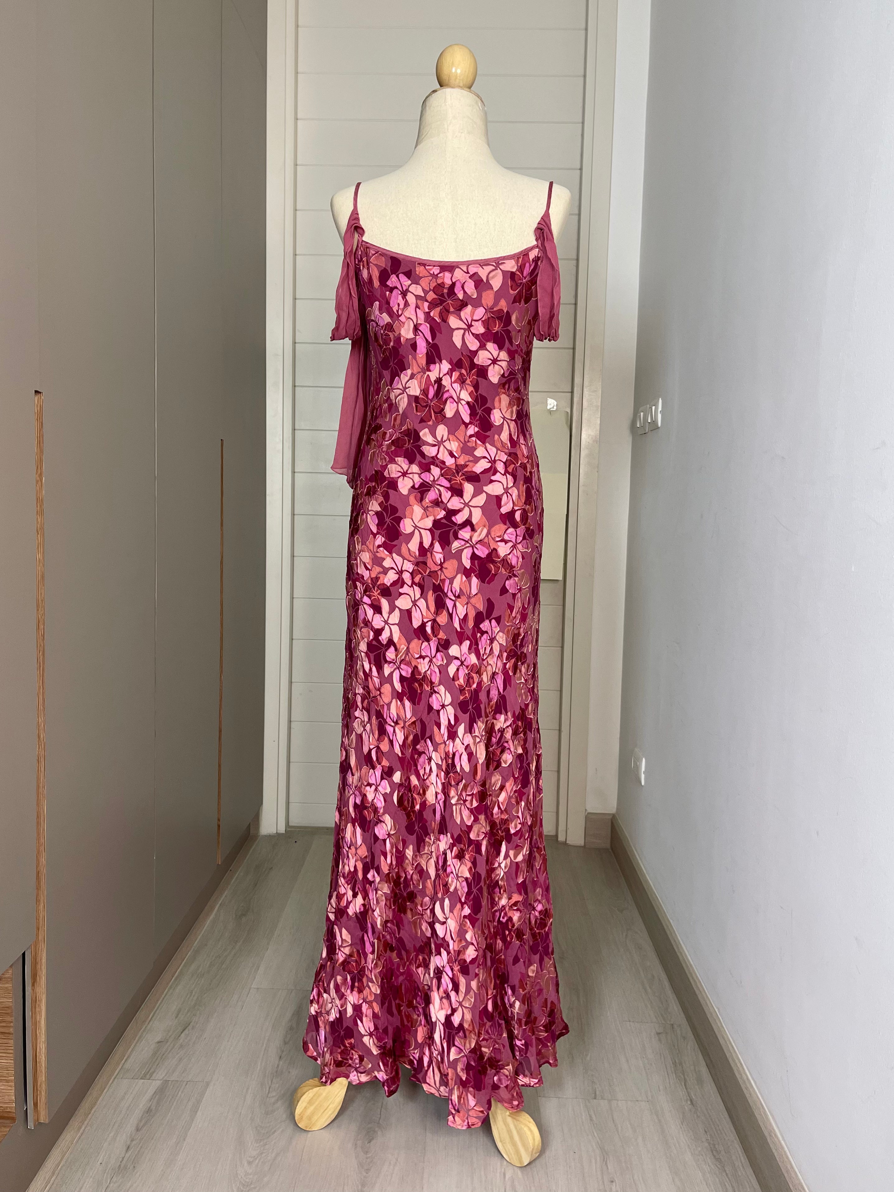 M17 Super rare Monsoon Ruby Red Evening Gown (XS-M)