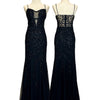 C06 Cache Black Evening Gown (XS-S)