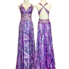 J04 Jovani Purple Evening Gown (S)