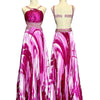 D04 Dave & Johnny Deep Pink Evening Gown (XS-S)