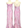 M07 Monsoon Pink Evening Gown (M-XL) (มีบริการปรับสายขึ้นตามไซส์ค่ะ)