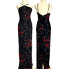 V16 Vintage Papell Black Evening Gown (XS-S)