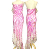 V03 Vintage La Cache Pink Evening Dress (XS-S)