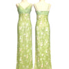 V21 Vintage Papell Green Evening Dress (S)