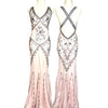 V57 Vintage Cache Nude Evening Gown (M)